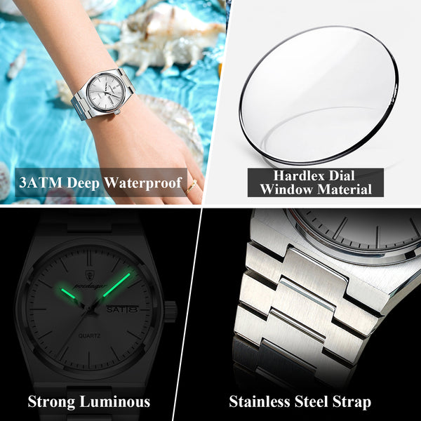 EdgeSteel Classic Durable Everyday Timepiece